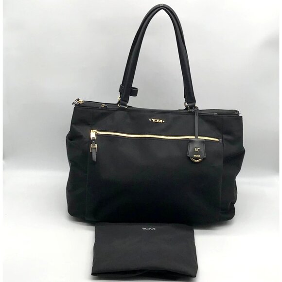 Tumi Black Nylon Sheryl Voyageur Business Tote Bag - Picture 11 of 11